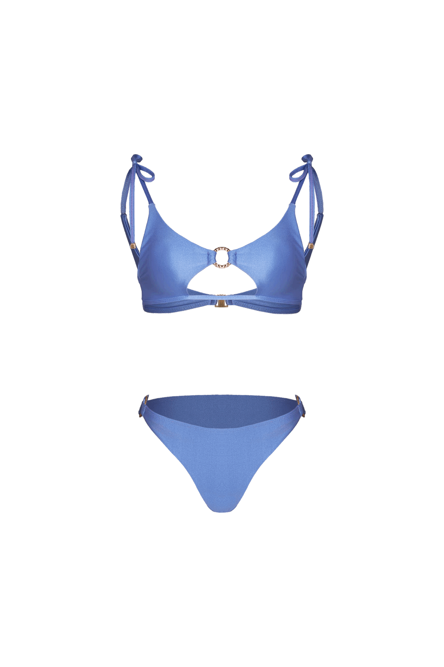 LITA - FRONT CUTOUT BIKINI TOP - Leela And Ella