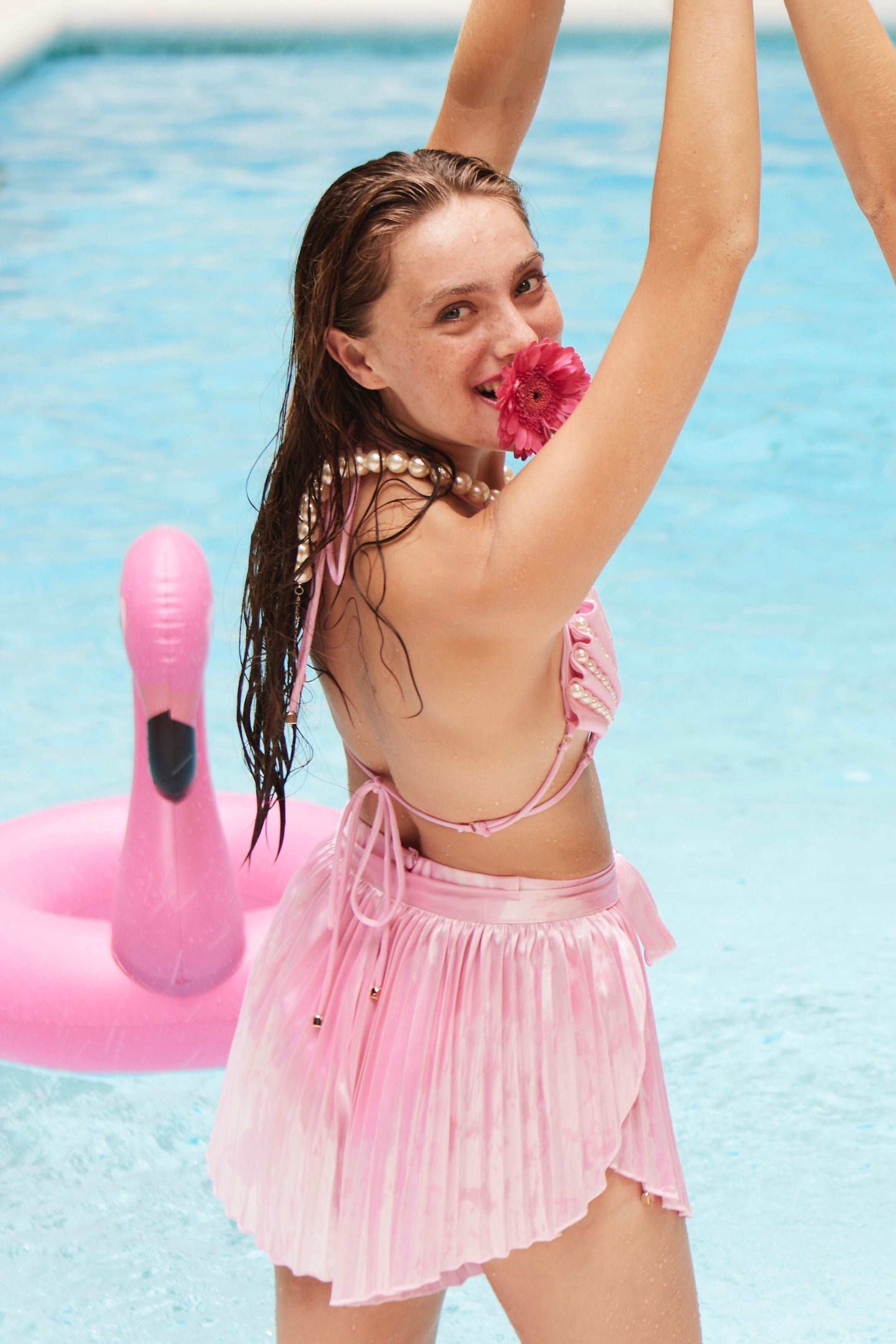 ELLIE - PLEATED COVER UP SKORTS - Leela And Ella