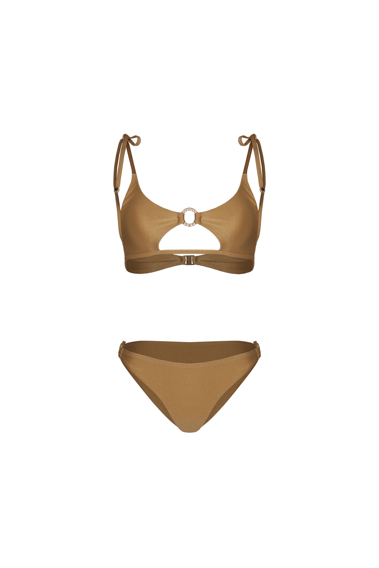 LITA - FRONT CUTOUT BIKINI TOP - Leela And Ella
