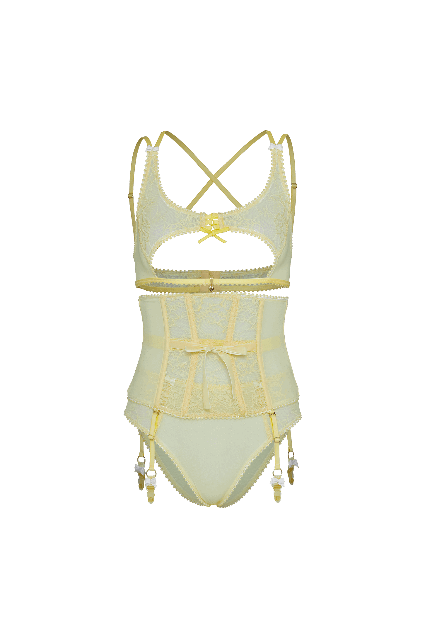 ACACIA - LACE & BOW WAIST CINCHER - Leela And Ella